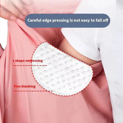 Invisible Disposable Underarm Sweat Pads – Breathable Armpit Sweat Absorbing Stickers