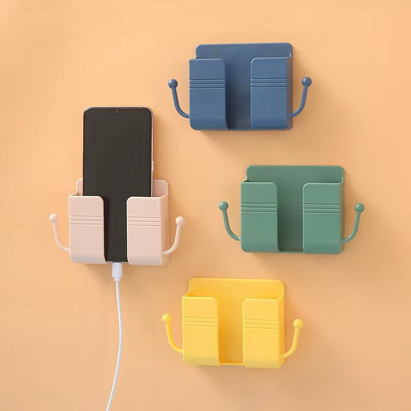 2PCS Mobile phone holder mounted on self-adhesive wall