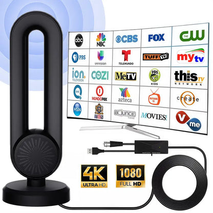 TV Antenna for Local Channels,Digital Indoor HD Antennas with Strong Magnetic Base