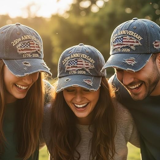 Anniversary Distressed Baseball Cap