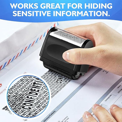 Identity Theft Protection Roller Stamp
