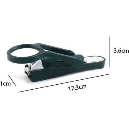 2pcs 2.5X Magnifying Nail Clippers in Multiple Angles for The Seniors