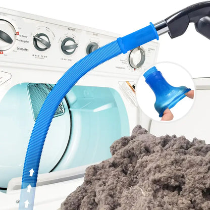 Dryer ventilation vacuum hose