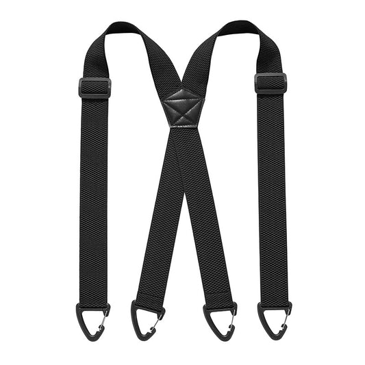 Hidden Suspenders for Men X Back Adjustable Elastic Men's Suspenders Under Clothes with 4 Snap Loop