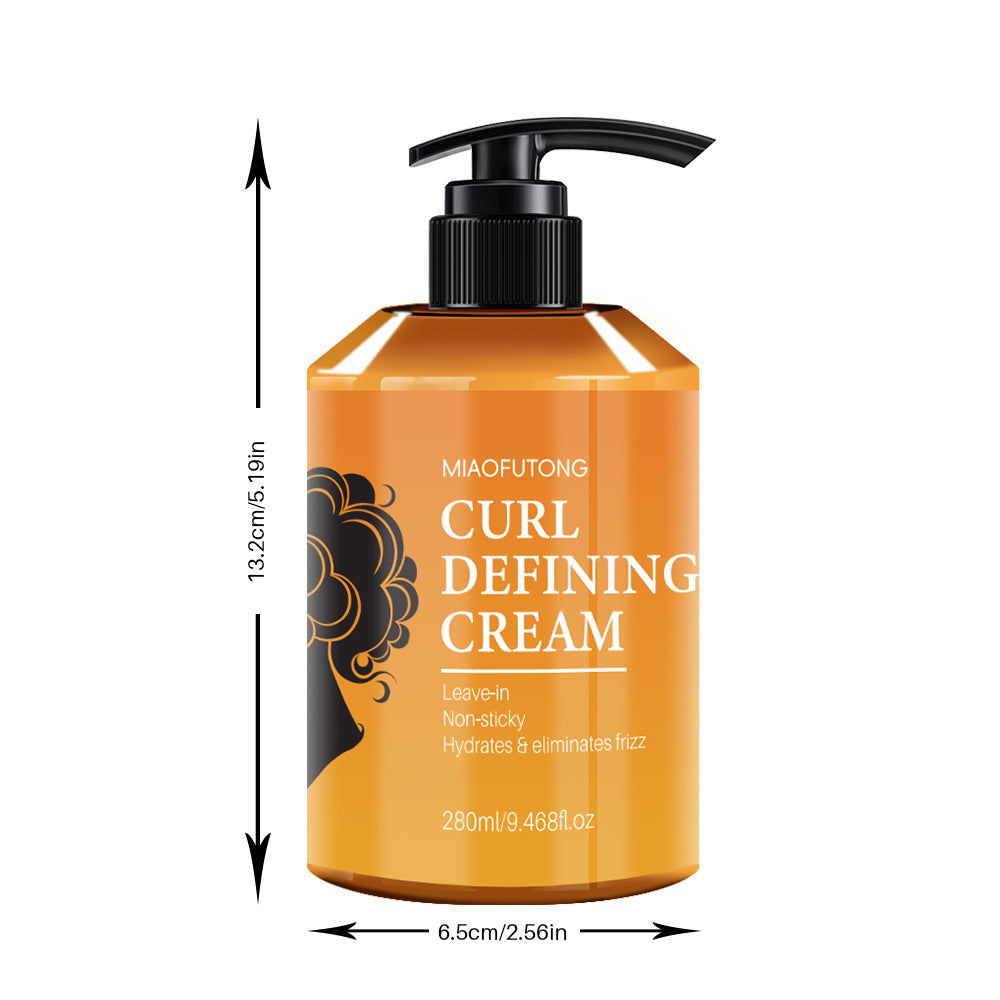 Moroccan Curl Defining Cream, Curl Cream for Wavy Hair and Curly Cream