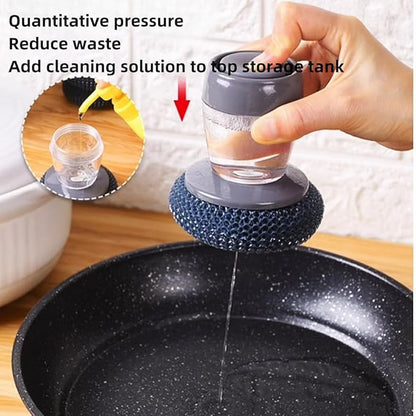 Dish Brush with Soap Dispenser