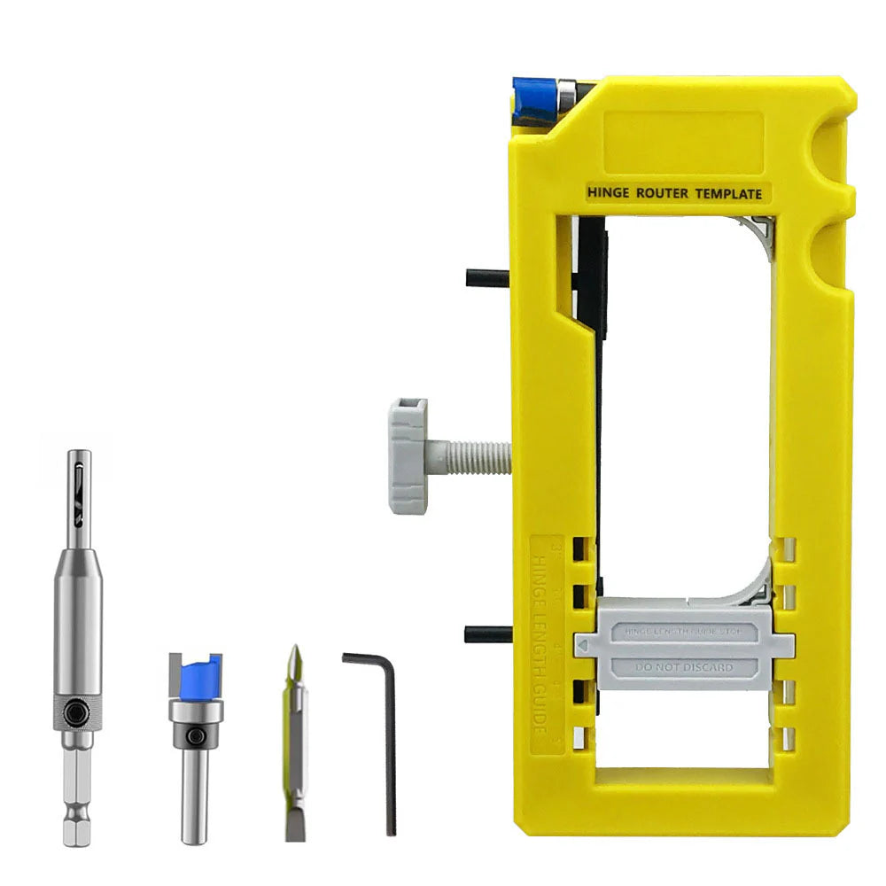 Hinge Jig Router Kit, Hole Locators, Door Hinge Installation Kits/Mortiser Templates