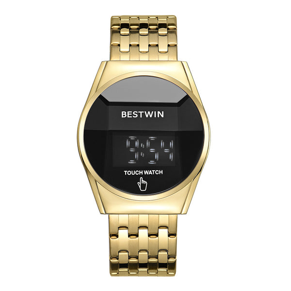 Round LED Touchscreen Digital Watch