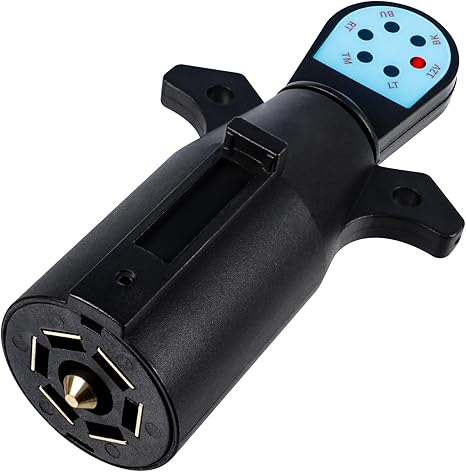 7 Pin Trailer Plug Testerwith Red LED