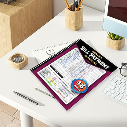 Monthly Bill Payment Checklist: Bill Tracker Notebook