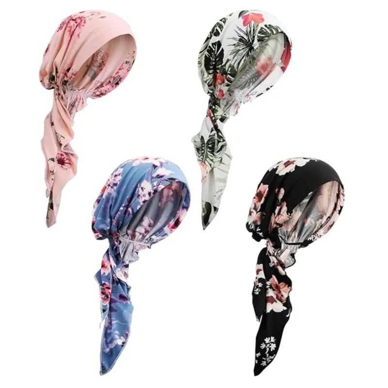4PCS Women's Headscarf Cap