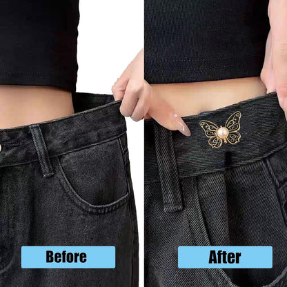 8 Pack Detachable Butterfly Clips Pant Waist Tightener