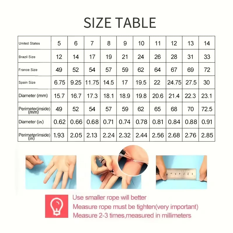 2Pcs Rhinestone Decor Ring Luxury Micro-set Cubic Zirconia Ring Set