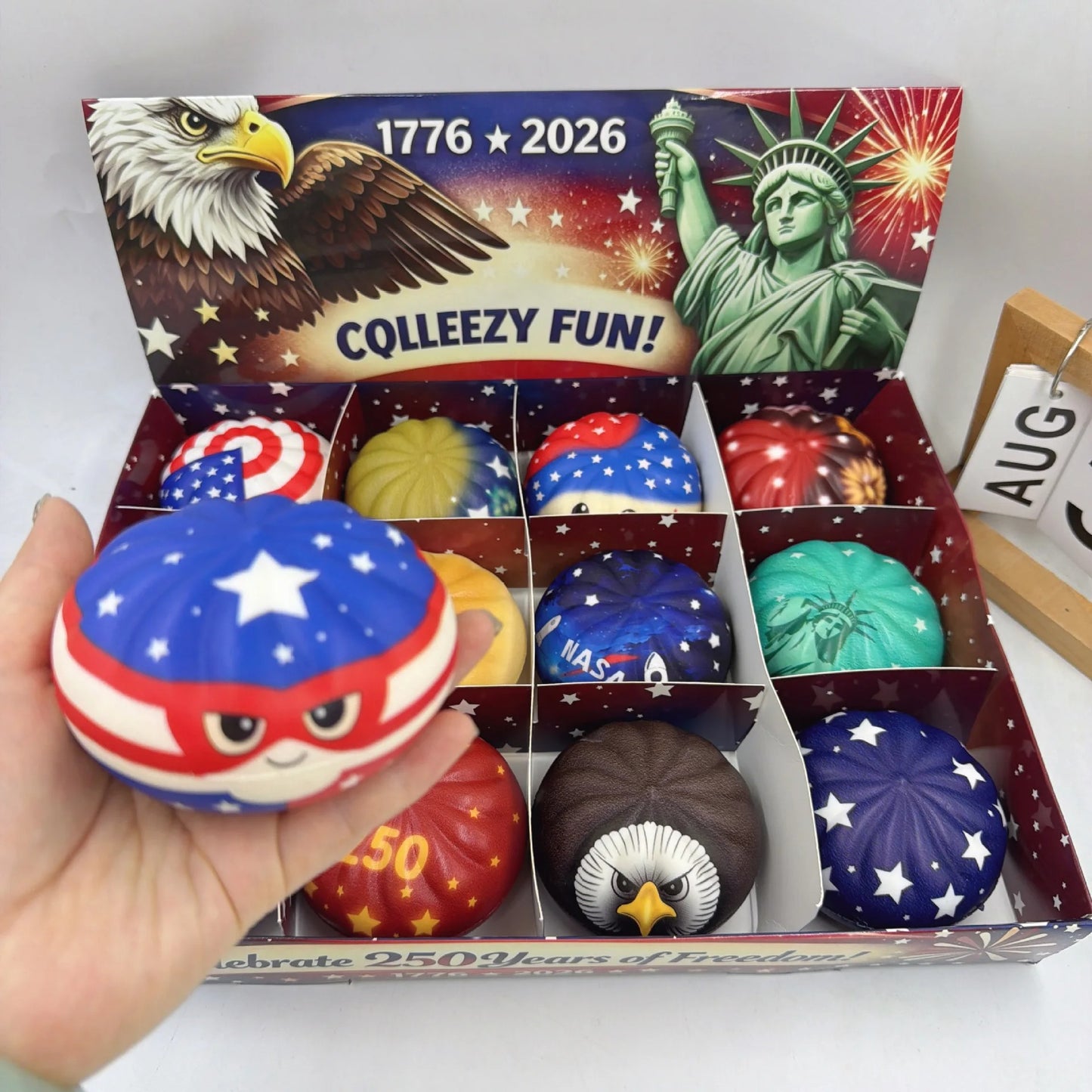 250 Years of Freedom Squishy Toy Kit
