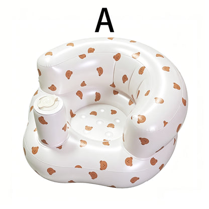 Inflatable Baby Seat - Built in Air Pump for Babies 3-36 Months