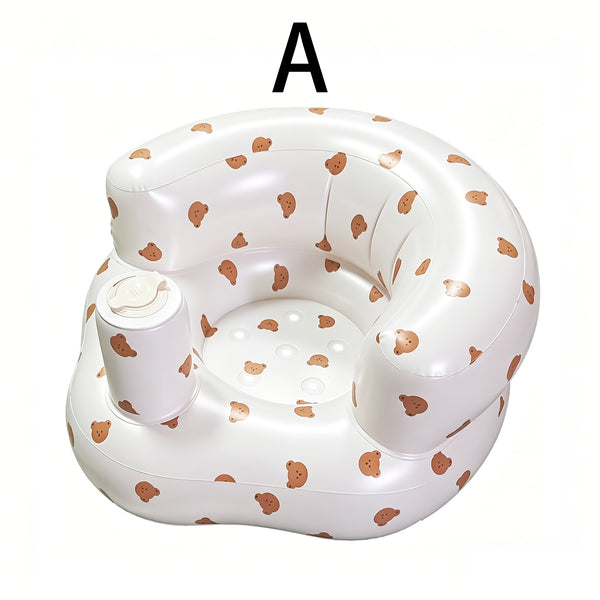 Inflatable Baby Seat - Built in Air Pump for Babies 3-36 Months