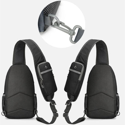 Mans Crossbody Bag Lightweight Chest Bag for Outdoor Hiking