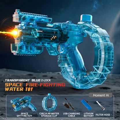Electric Automatic Transform Water Space Toy with Strobe Lights