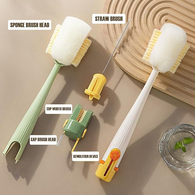 5 in 1 Baby Bottle Brush Cleaning Set