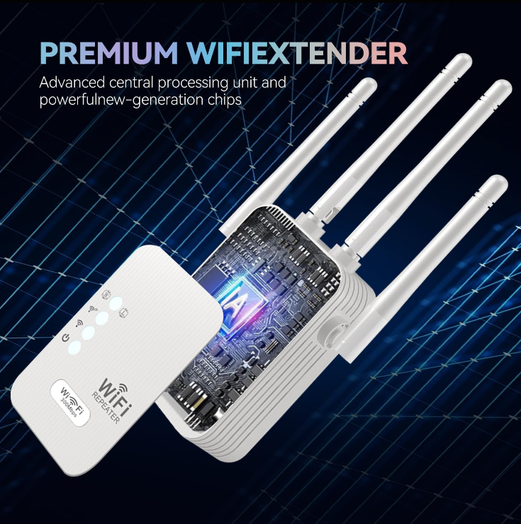 WiFi Extender Signal Booster, Internet Booster, Long Range WiFi Extender