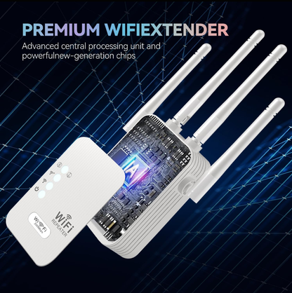 WiFi Extender Signal Booster, Internet Booster, Long Range WiFi Extender