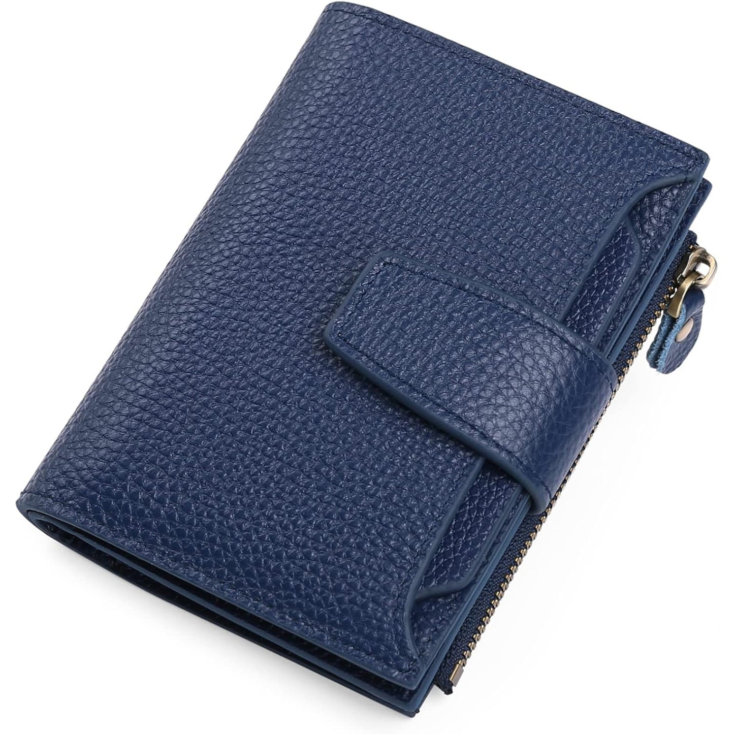 Small Wallet for Women Leather Bifold Compact RFID Blocking