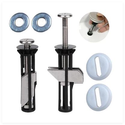 2Pcs Toilet Seat Screws Replacement Kit, Heavy Duty Stainless Steel Toilets Bolts Toilets Seat Screws