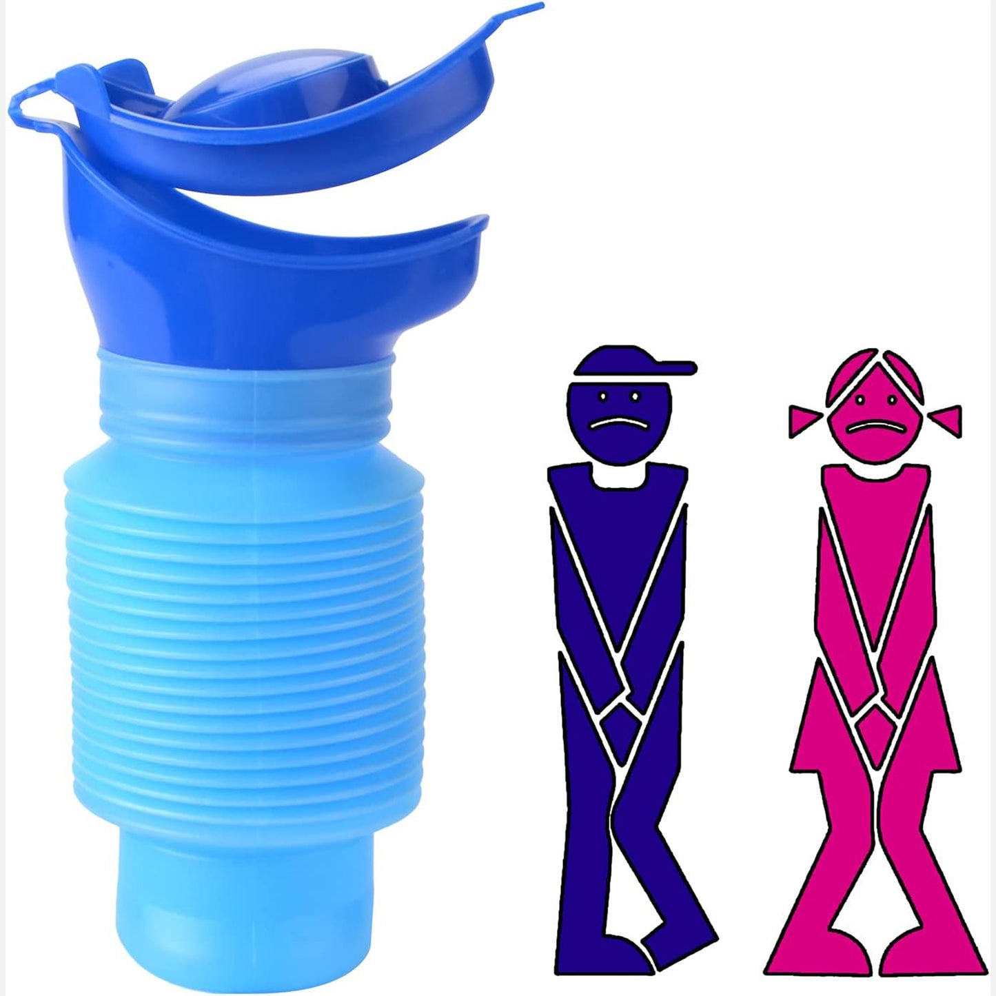 Collapsible Leakproof Urinal Bottle for Men & Women