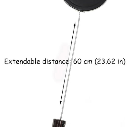 Outdoor Anti-Theft Retractable Phone Lanyard With Secure Clip Metal 360° Tether Tab, Lightweight Lanyard Holder
