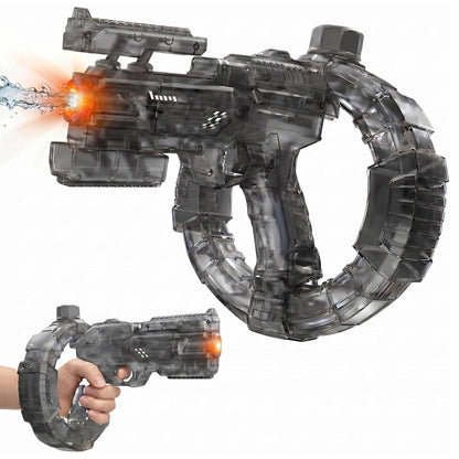 Electric Automatic Transform Water Space Toy with Strobe Lights
