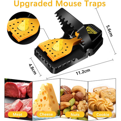 4-Pack High-Sensitive & Reusable Mouse Trap