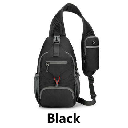 Mans Crossbody Bag Lightweight Chest Bag for Outdoor Hiking