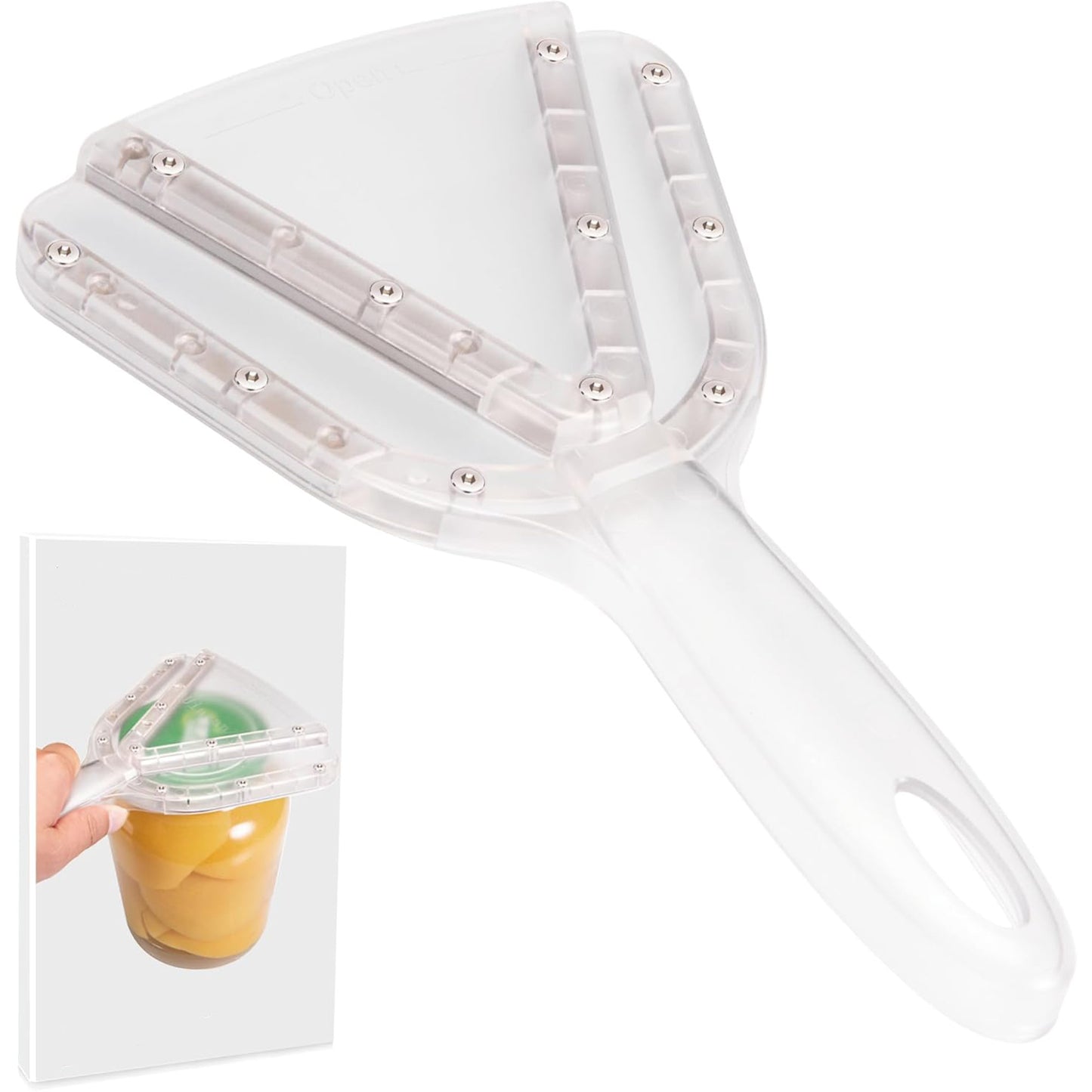 Jar Opener Easy Twist Off Bottle Caps Handheld Lid Top Open