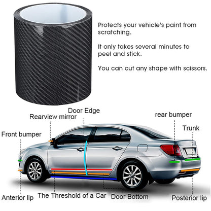 Car Door Edge Guards Door Sill Protector - Anti-Collision Fits for Most Vehicles