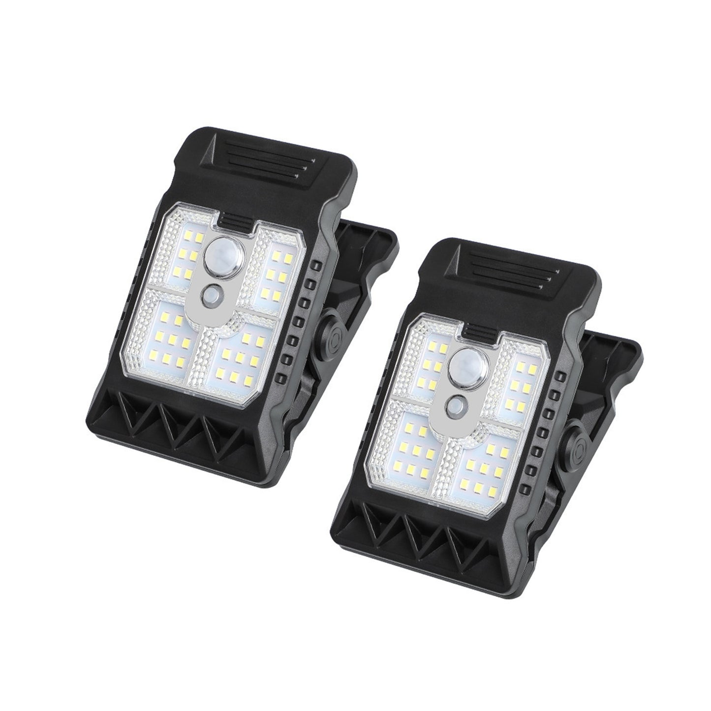 Motion Sensor Solar Lights 2-Pack, Waterproof Outdoor Wall Lamps with Human Body