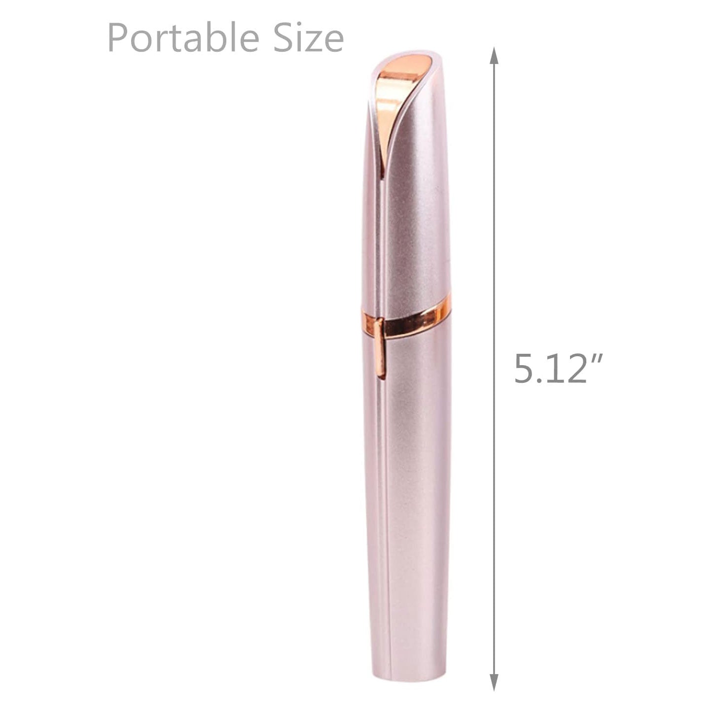 Flawless Touch Electric Eyebrow Razor for Women - Instant, Painless Hair Remover with Built-in LED Light