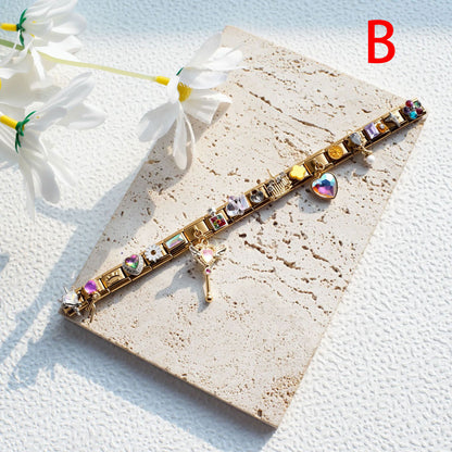 Italian Modular Charm Bracelet -DIY Module Jewelry Gifts