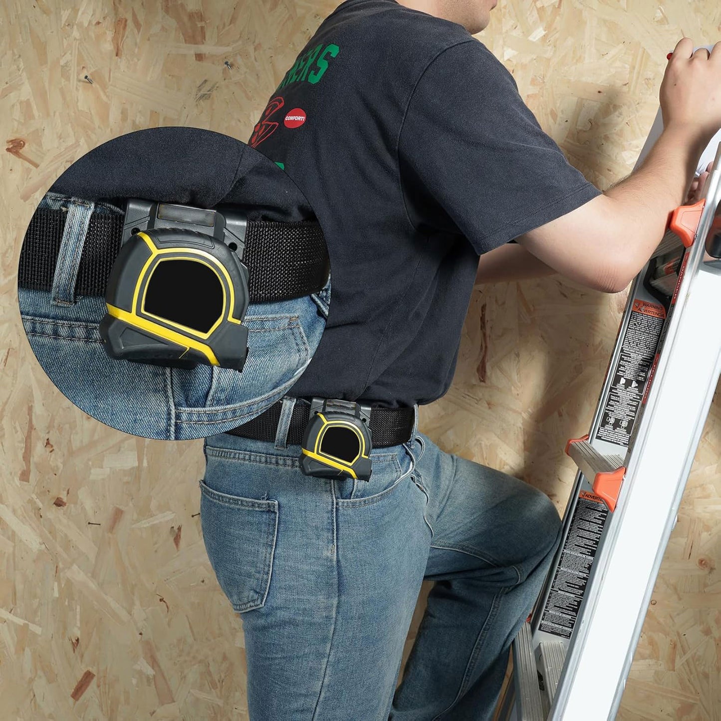2pcs Tape Measure Holder for Belt Clip