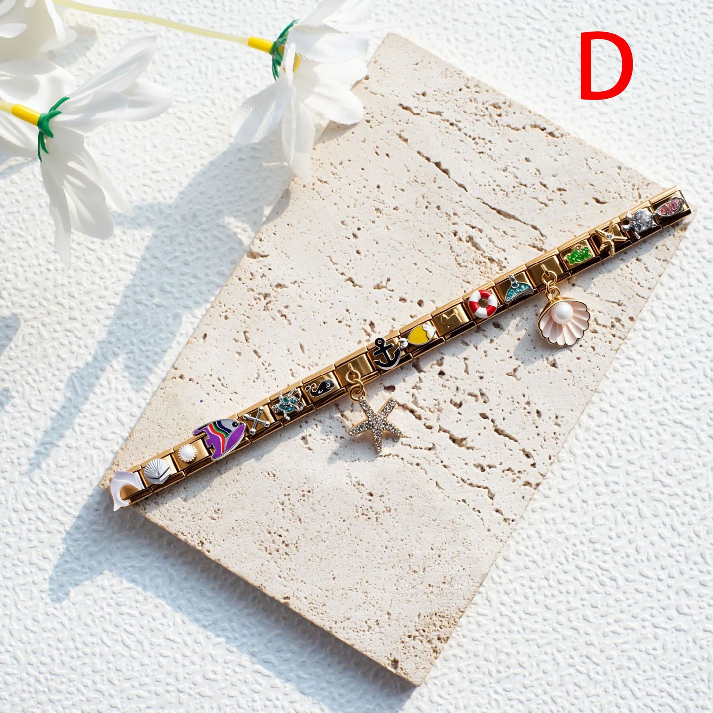 Italian Modular Charm Bracelet -DIY Module Jewelry Gifts