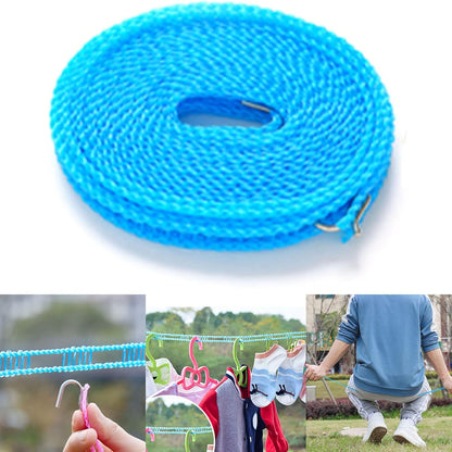 3 Pack Clotheslines for Outside, Adjustable Clothes line
