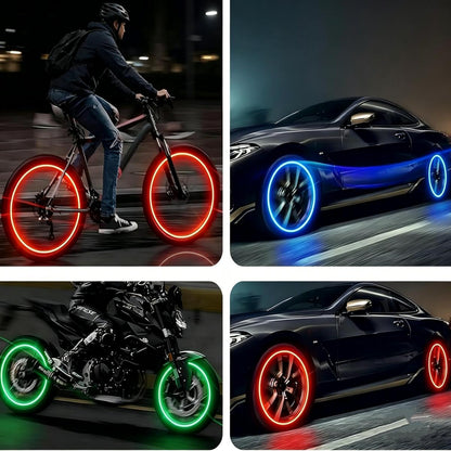 LED wheel light Waterproof Luminous Car Tire Valve Caps Vibration-Sensitive LED Tire Valve Cap-bicycle car motorcycle tire led