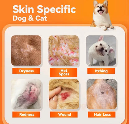 Upgraded Quantum Silver Skin Spray , Itch Relief and Hot Spot Treatment for Pets