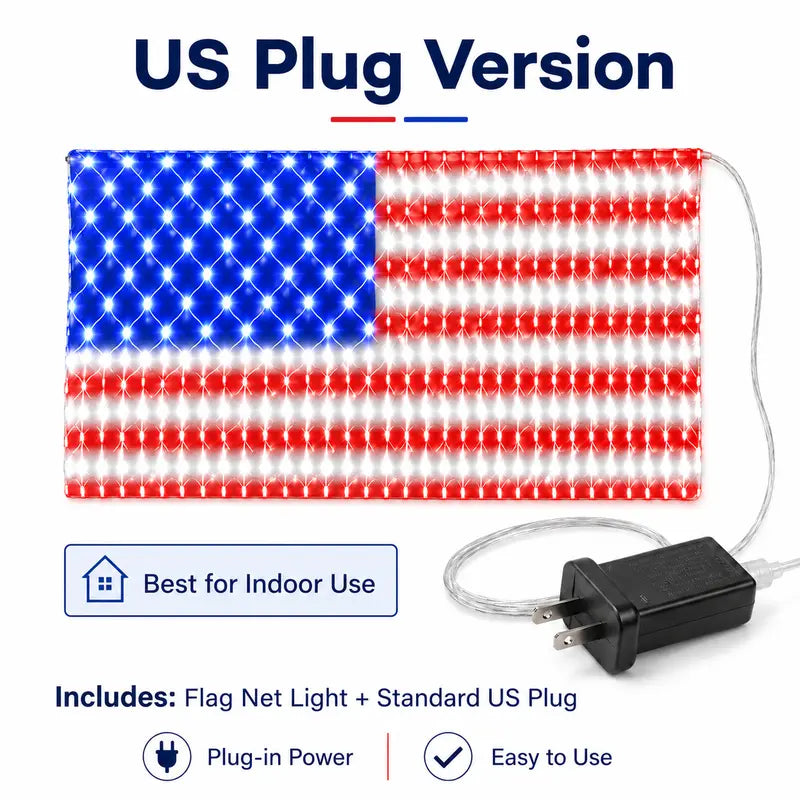Solar American Flag Lights Outdoor American Flag Net