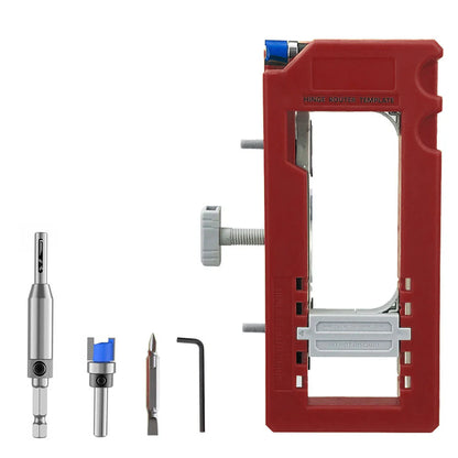 Hinge Jig Router Kit, Hole Locators, Door Hinge Installation Kits/Mortiser Templates