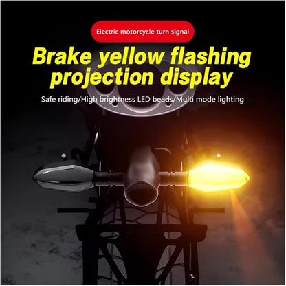 2PCS 12V Electric Scooter/Motorcycle Projection Turn Signal