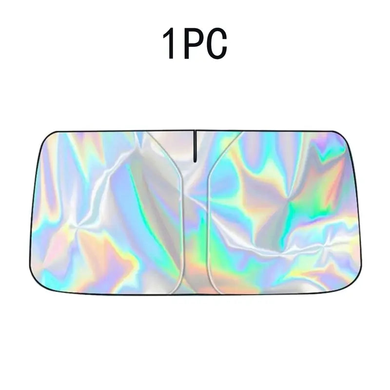 Foldable Anti-UV Windshield Sunshade, Multipurpose Car Front Window Heat Protective Umbrella for Sedan SUVs