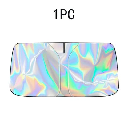 Foldable Anti-UV Windshield Sunshade, Multipurpose Car Front Window Heat Protective Umbrella for Sedan SUVs