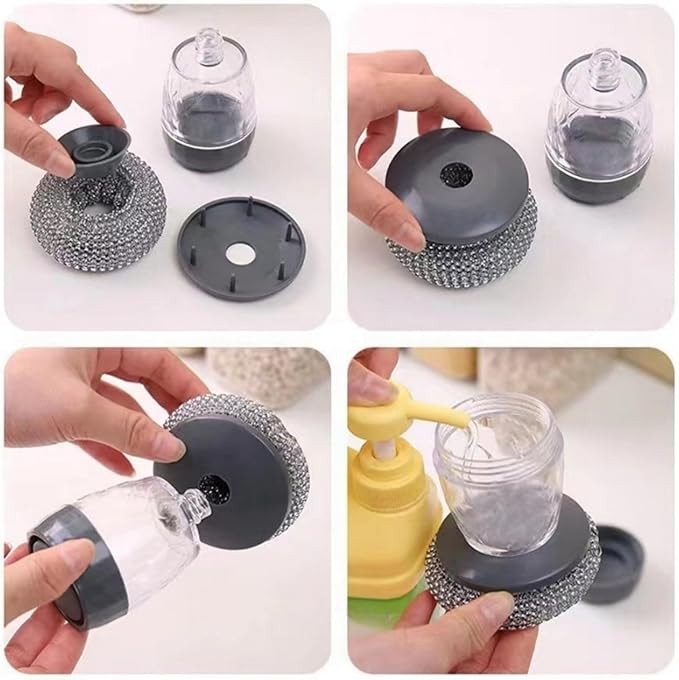 Dish Brush with Soap Dispenser