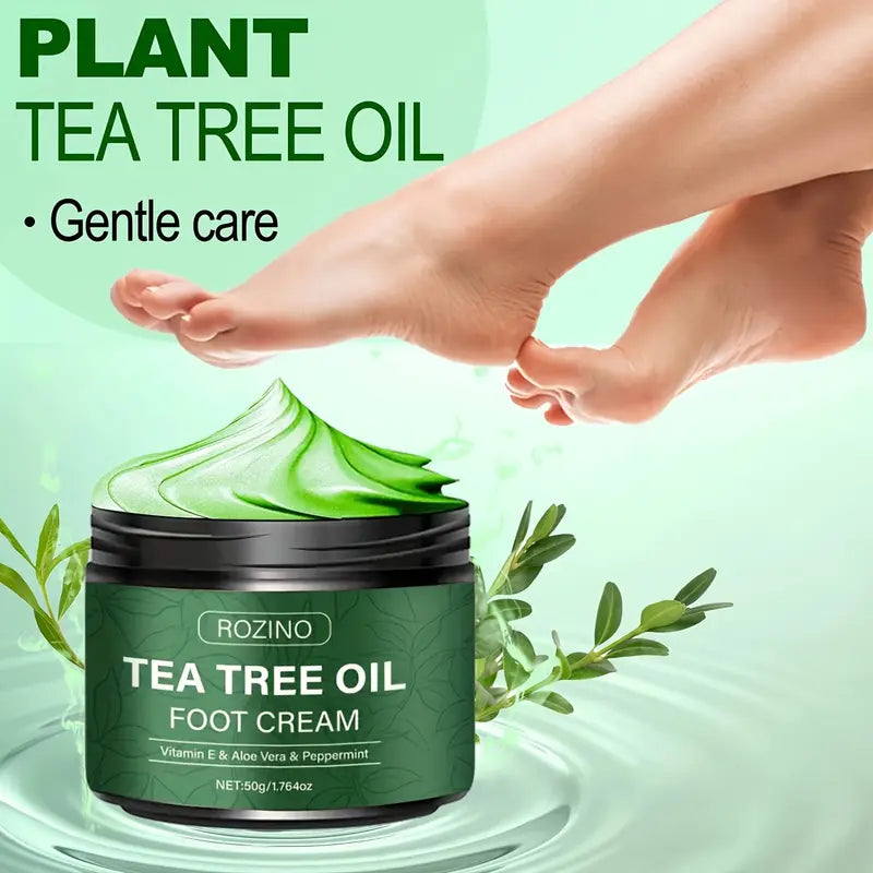 Tea Tree Oil Foot Cream, Warming Cream —— Suitable for calluses, dry and cracked feet