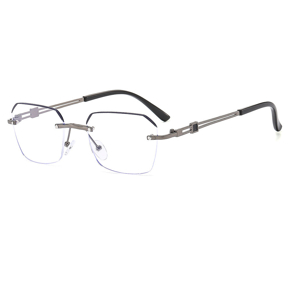 The Modern Minimalist Frameless Blue Blocking Reading Glasses